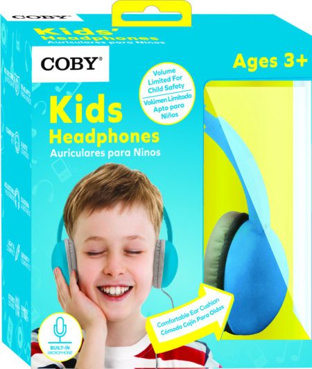 Kids Headphones, Blue, COBY-CVHK851BLU