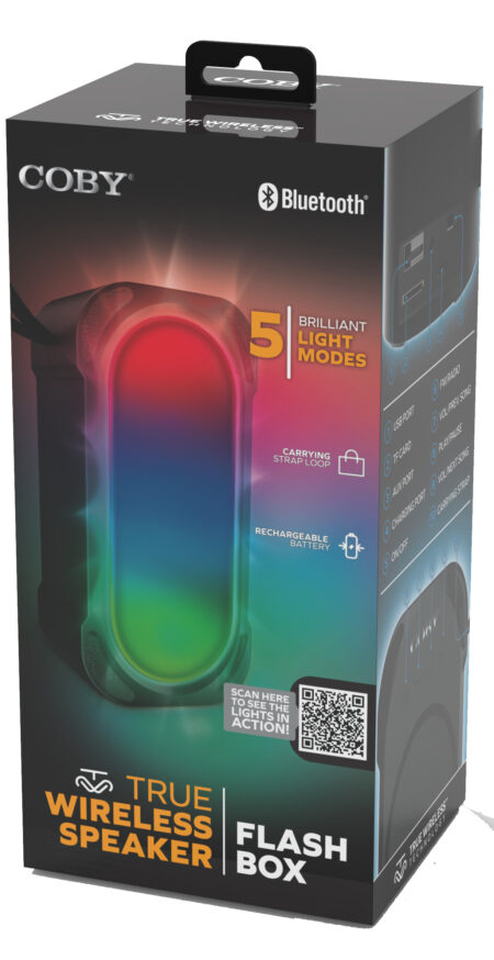 SPEAKER MINI, FLAME FRONT, COBY-CSTW525BK