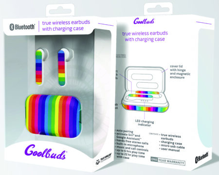 EARBUD TWS, RAINBOW, COOL-CPETW630RB